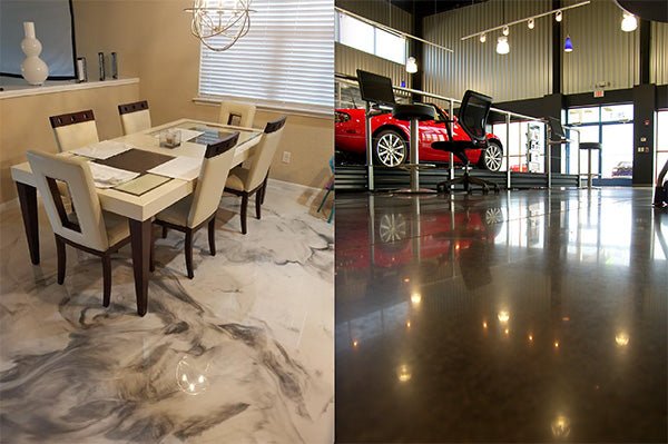 Epoxy Coatings vs. Mechanically Polished Concrete - Xtreme Polishing Systems