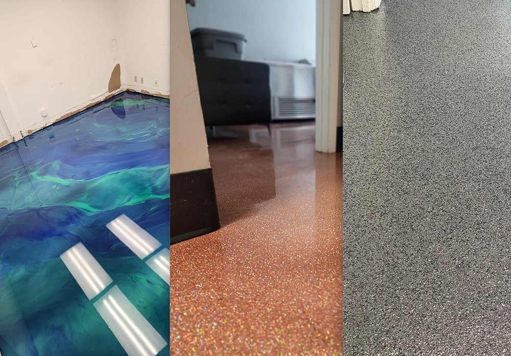 Epoxy Concrete Floor Colors and Finishes: A Guide to Your Options: The Different Finishes of Epoxy Flooring - Xtreme Polishing Systems; Enhance Aesthetics with Elegant Marble Epoxy Floor Colors
