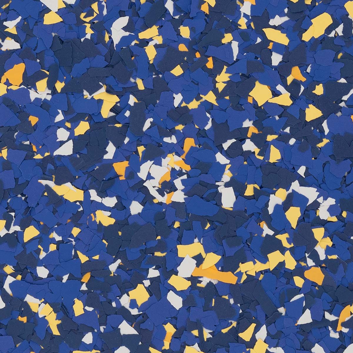 Rampage - LA Rams Epoxy Floors. Rams Garage Epoxy Floor Flakes. Flake Epoxy Flooring.. floor chips.