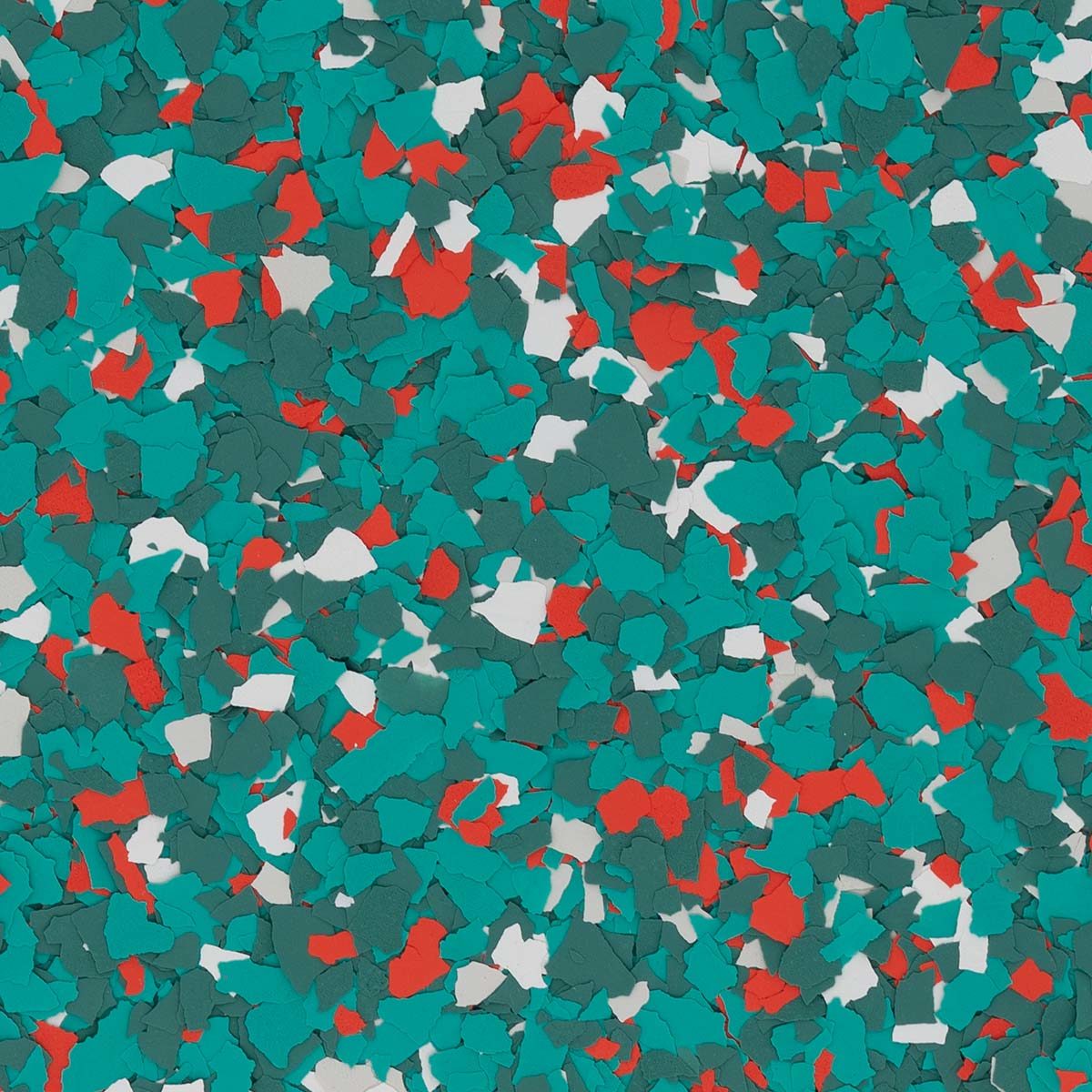 Flipper - Miami Dolphins Garage Floor Epoxy Flakes. Dolphins Garage Epoxy Flakes.. floor chips.