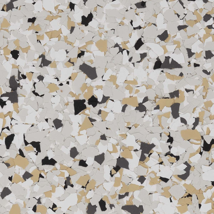 Gumbo - New Orleans Saints Epoxy Floor Colors. Garage Epoxy Flakes Saints. Saints Epoxy Floors.. floor chips.