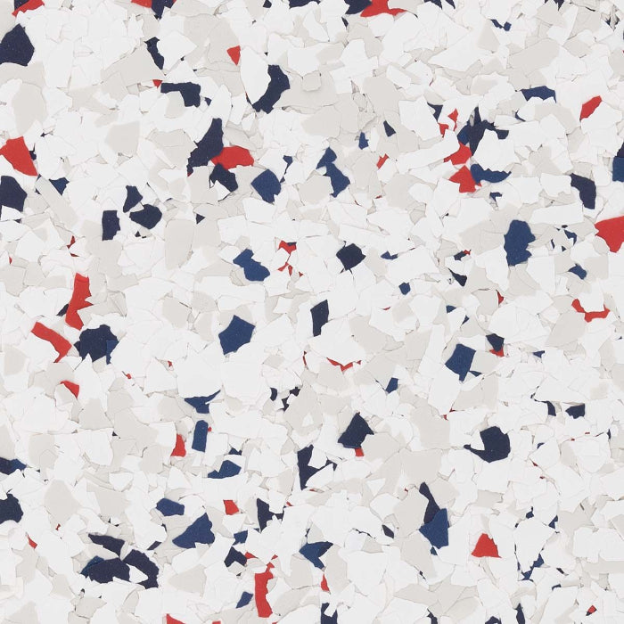 REBEL - Patriots Epoxy Floors; Ole Miss Epoxy Floor Colors. Ole Miss Epoxy Flooring.. floor chips.
