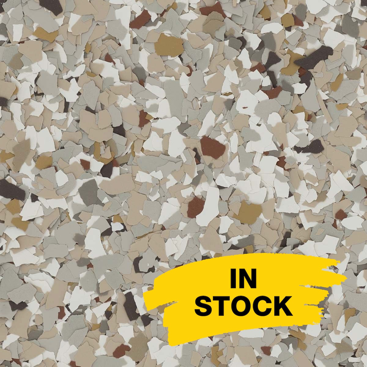 Creekbed FB-716 | Xtreme Polishing Systems: epoxy flakes colors, epoxy paint chips, vinyl chip epoxy flooring. Garage floor flakes, flake epoxy floor.