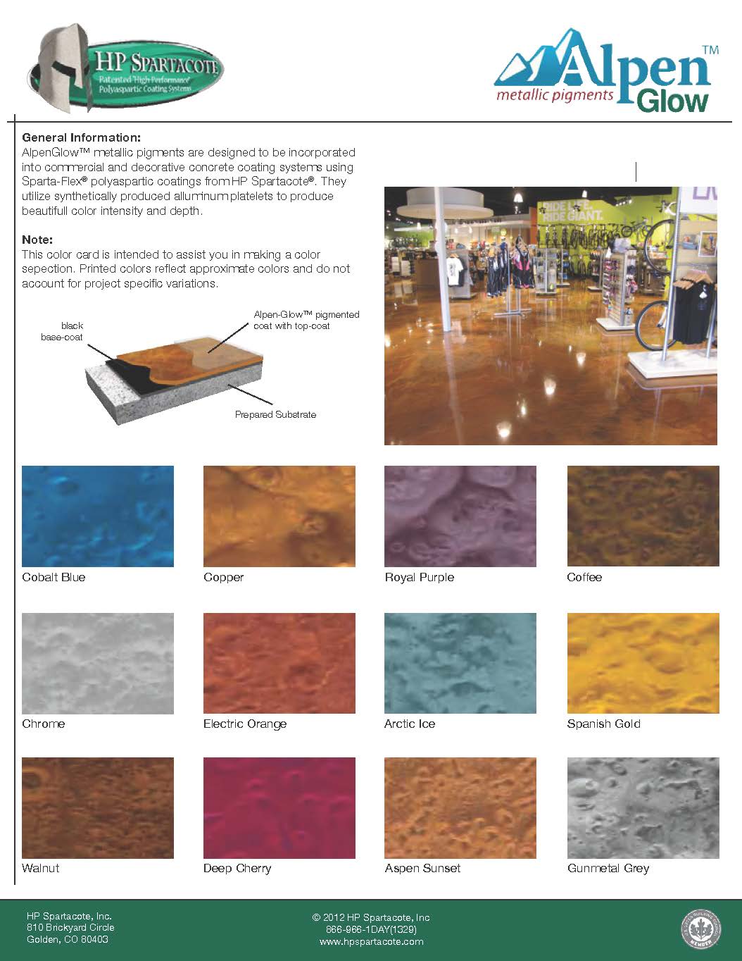Spartacote Metallic Epoxy Color | Xtreme Polishing Systems