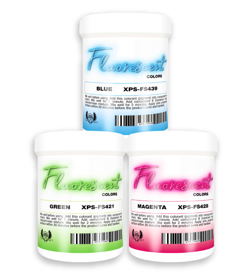 Glow In The Dark Epoxy Pigments - XPS Fluorescent Pigments