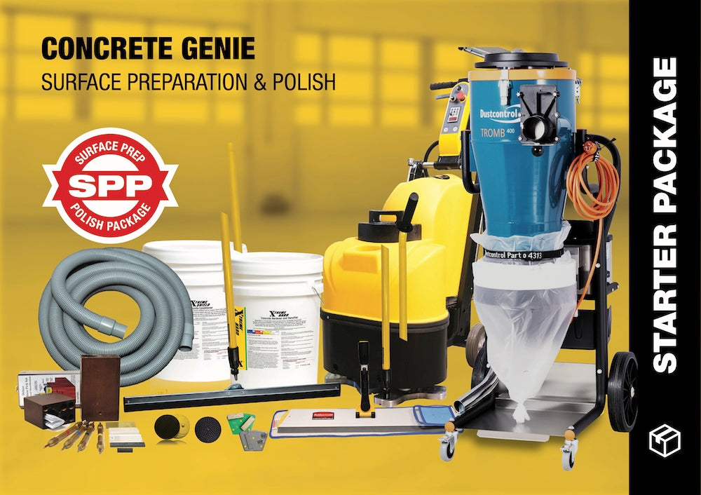 CONCRETE GENIE SURFACE PREPARATION & POLISH PACKAGE | XPS