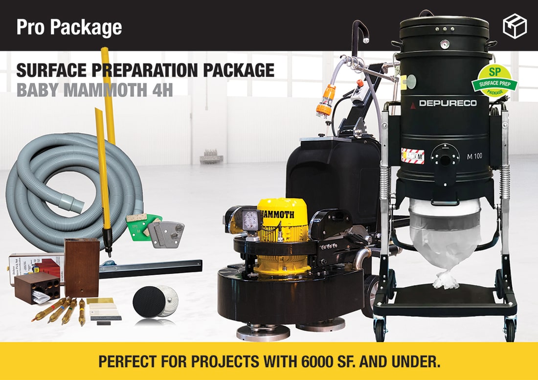 Baby Mammoth (4H) Surface Prep Equipment Package | XPS.