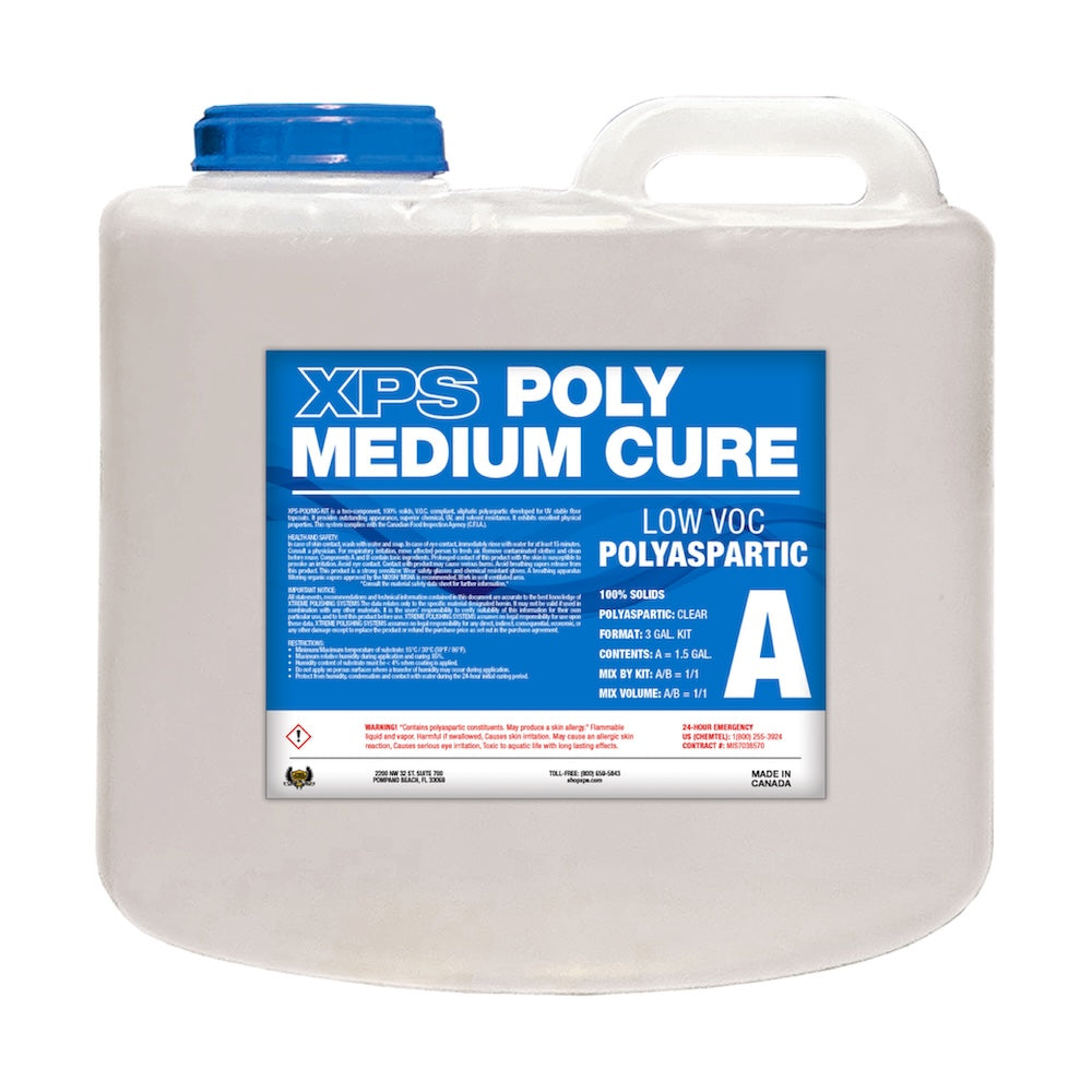 XPS POLY Medium Cure | XPS POLYMC | Polyaspartic Part A 3G KIT: Xtreme Polishing Systems. polyaspartic garage floor coatings