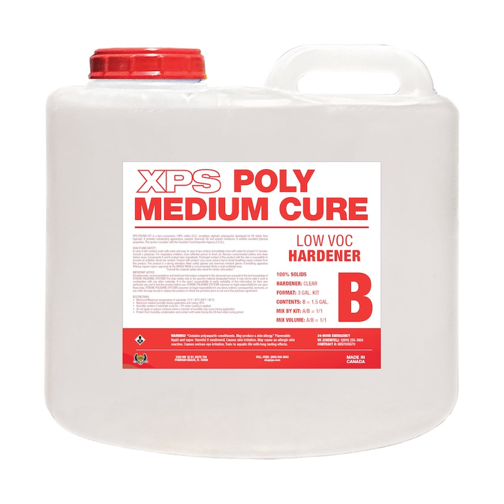XPS POLY Medium Cure | XPS POLYMC | Polyaspartic Part B 3G KIT: Xtreme Polishing Systems. polyaspartic garage floor coatings