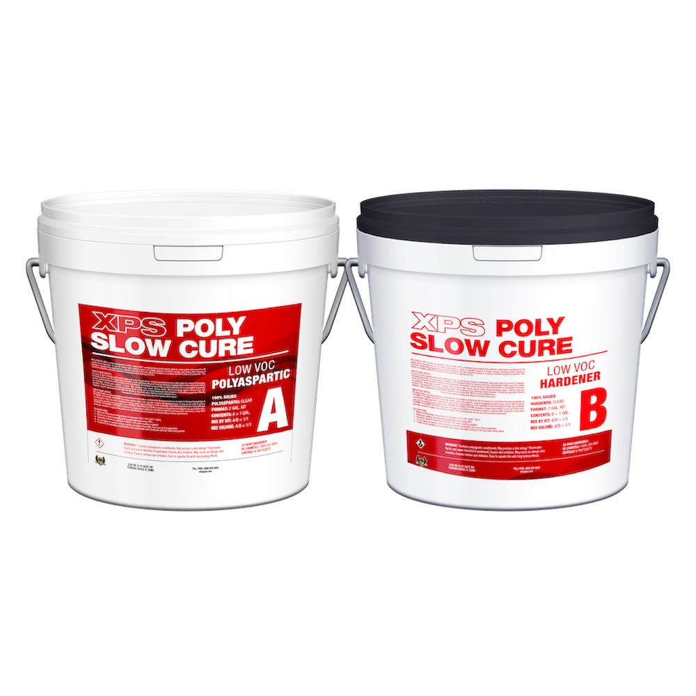 XPS POLY Slow Cure: Xtreme Polishing Systems | Part A & Part B Kit. Polyaspartic Floor Coatings.