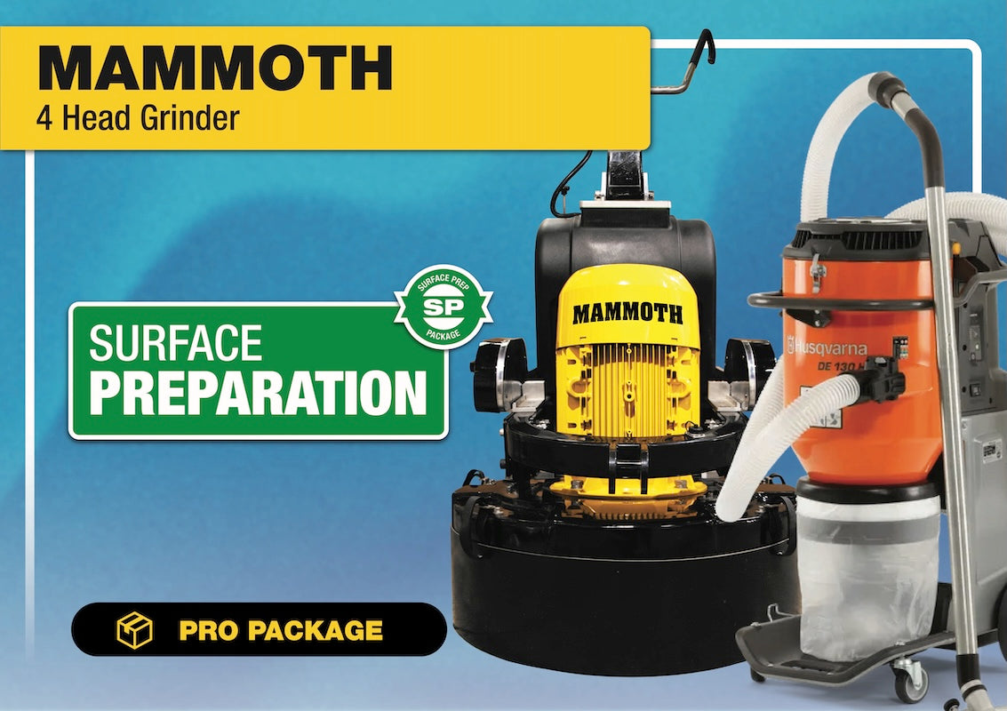 Mammoth 4 Head Grinder Package - Surface Prep