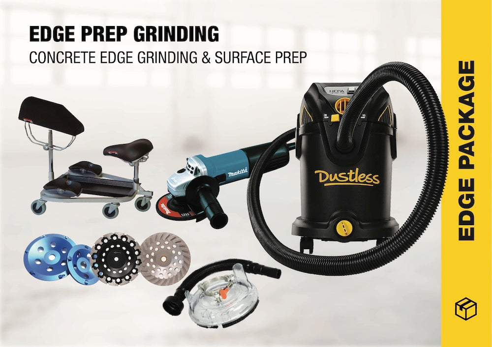 EDGE PREP GRINDING | CONCRETE EDGE SURFACE PREP PACKAGE | XPS
