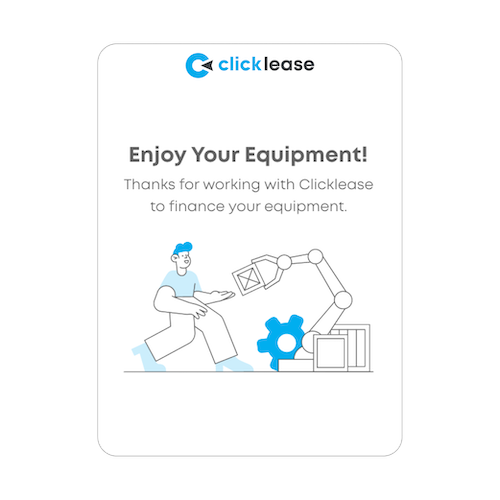 Clicklease works with directly with Xtreme Polishing Systems, meaning you'll get your equipment as fast as if you paid cash.