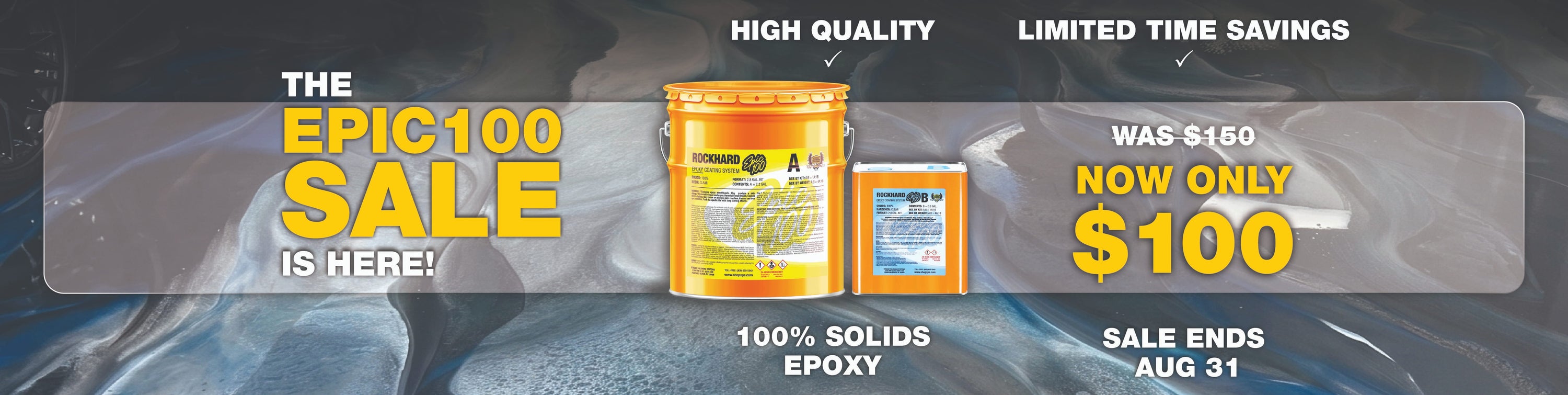 Epic 100 Epoxy Kit Sale