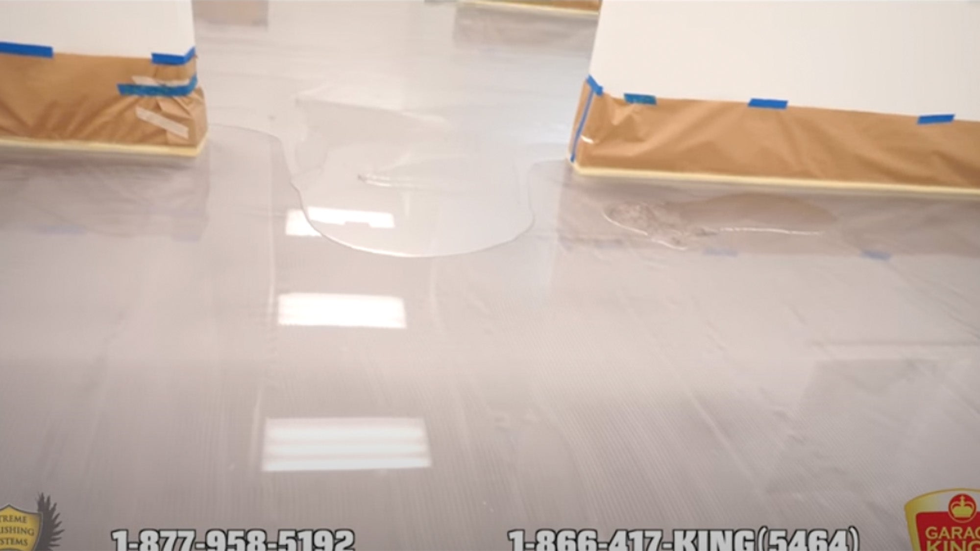 XPS Video - how to repair a metallic silver epoxy floor