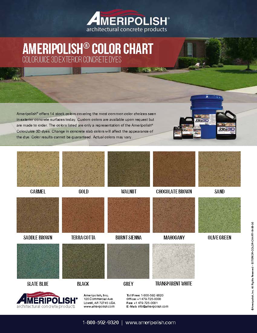 Ameripolish Color Juice 3D Color Chart | Xtreme Polishing Systems