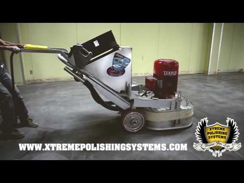 How to operate a Terrco 3100 for Concrete Floor Prep | Xtreme Polishing Systems, concrete grinders and polishers, cement grinders, concrete floor grinding