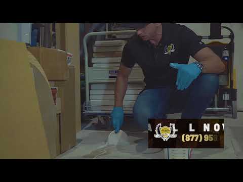 How to prepare, mix and apply Thixofix adhesive Product tutorial video | Xtreme Polishing Systems. Concrete expansion joint filler.