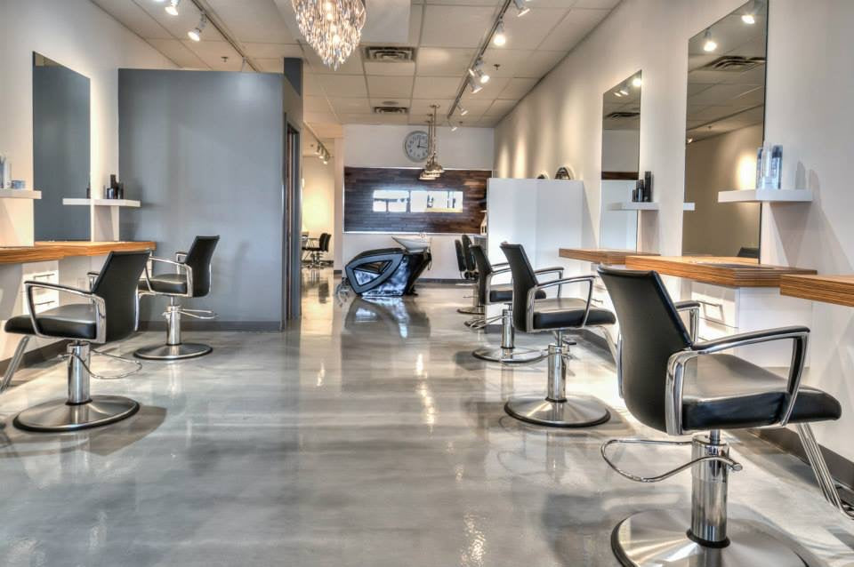 Baraber Shop with Epoxy Floor: flooring stores atlanta, milwaukee flooring stores, and other flooring companies. Check out our flooring supply and concrete suppliers atlanta. 