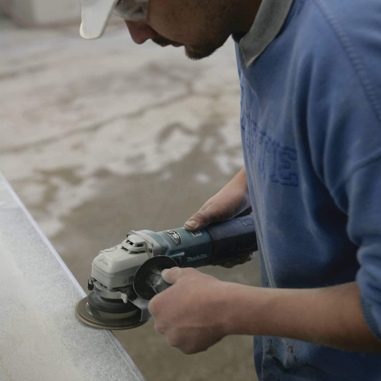 9565CV 5-inch Variable Speed Angle Grinder - Xtreme Polishing Systems - handheld grinder, concrete grinder handheld, and handheld concrete grinder.