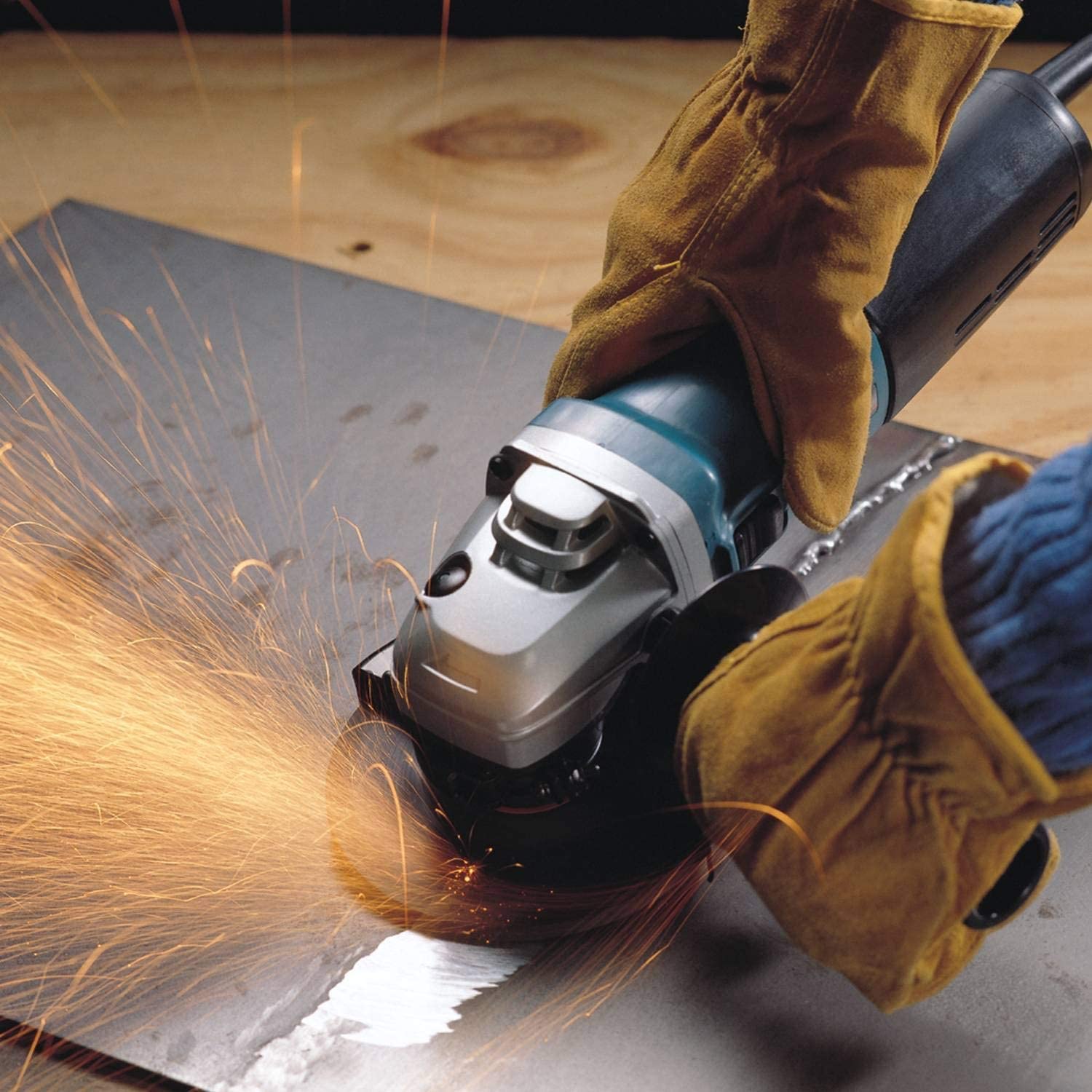 9565CV 5-inch Variable Speed Angle Grinder - Xtreme Polishing Systems - makita angle grinder, 5 inch grinder, 5in angle grinder, hand held grinder for concrete, variable speed grinders, variable speed angle grinders