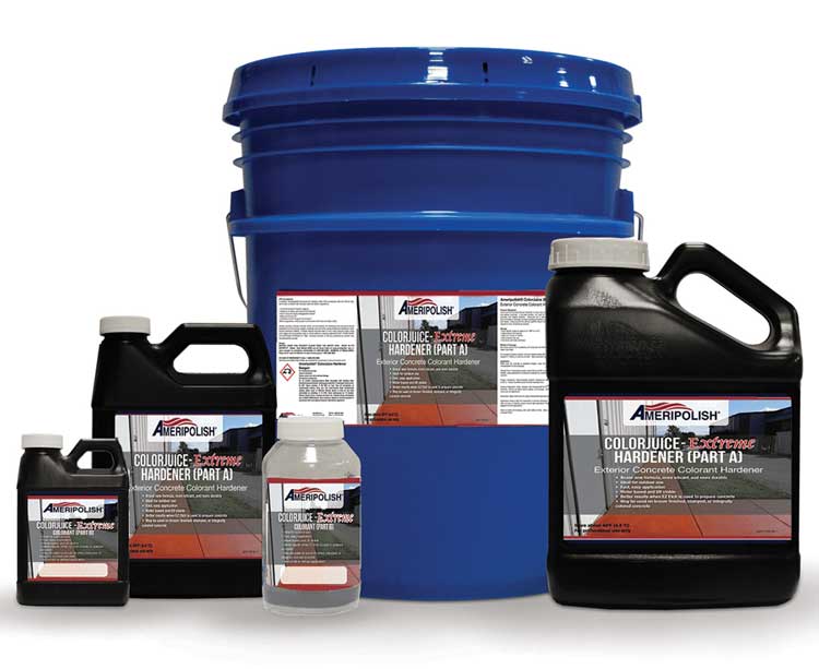 ColorJuice Exterior Concrete Stain - Xtreme Polishing Systems - concrete floor staining, stained concrete colors