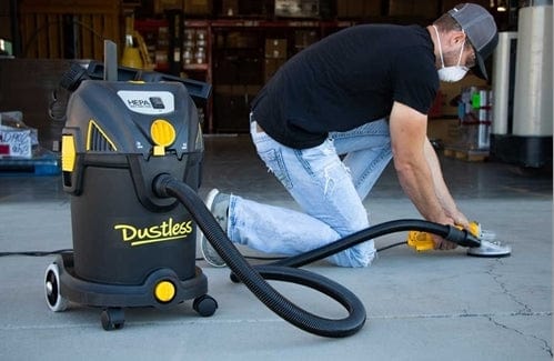 Dustless HEPA Vacuum - Xtreme Polishing Systems - dust collectors, dust collector systems, concrete dust extractors