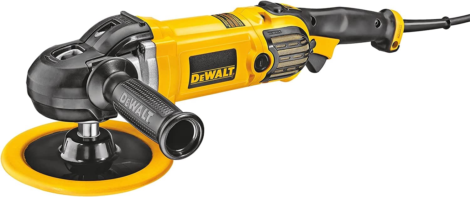DWP849X 7-inch Variable Speed Angle Grinder - Xtreme Polishing Systems; Dewalt variable speed grinder and dewalt concrete grinder.
