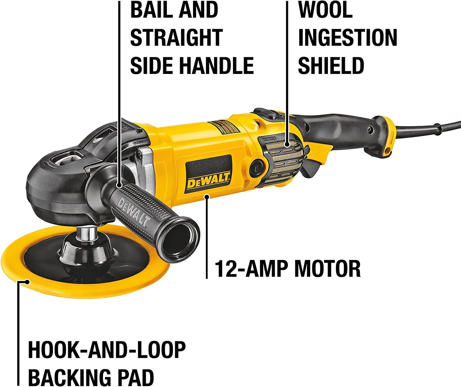 DWP849X 7-inch Variable Speed Angle Grinder - Xtreme Polishing Systems; Dewalt variable speed grinder.