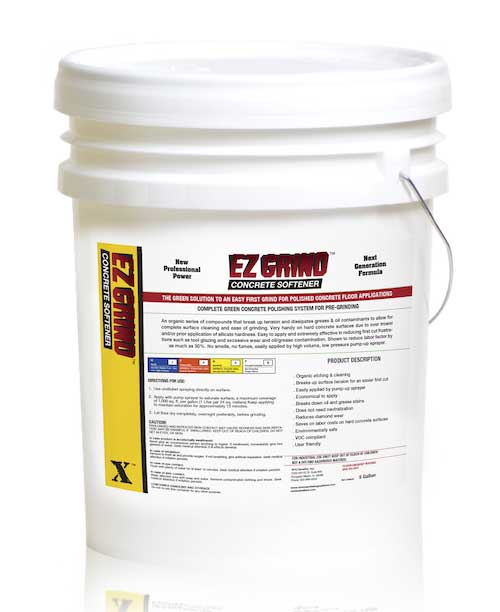 EZ Grind Concrete Softener - Xtreme Polishing Systems: concrete cleaners, cleaners degreasers, and the best concrete cleaners.