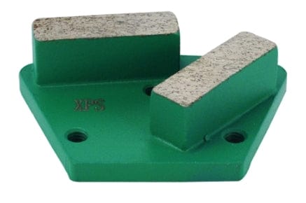 3 Pcs Trapezoid Sintering Diamond Grinding Discs - Grit 30# Soft Bond For Concrete Floor Coating Removal