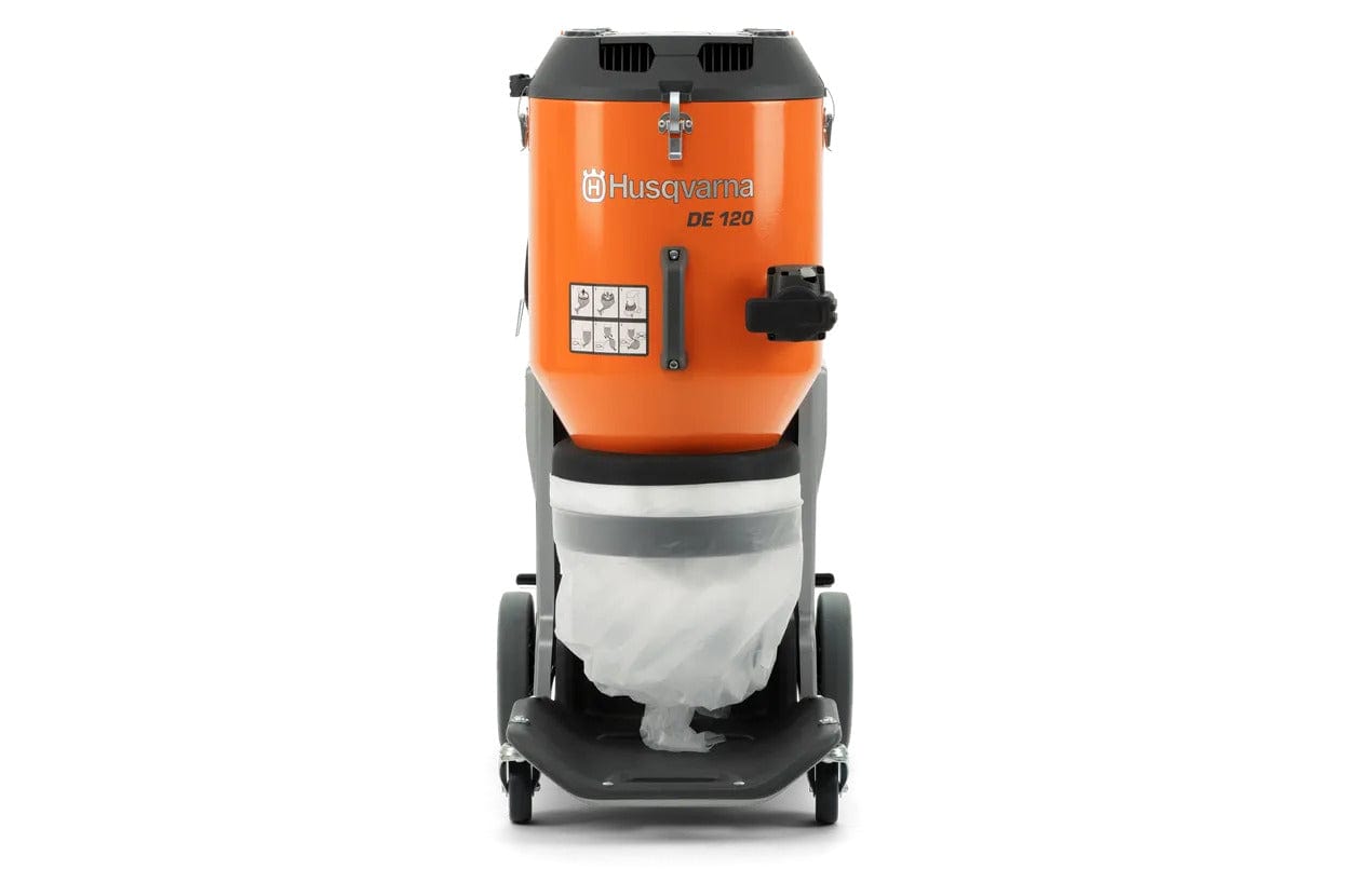HUSQVARNA DUST EXTRACTOR 120V MODEL DE120 - Xtreme Polishing Systems, concrete grinding vacuums