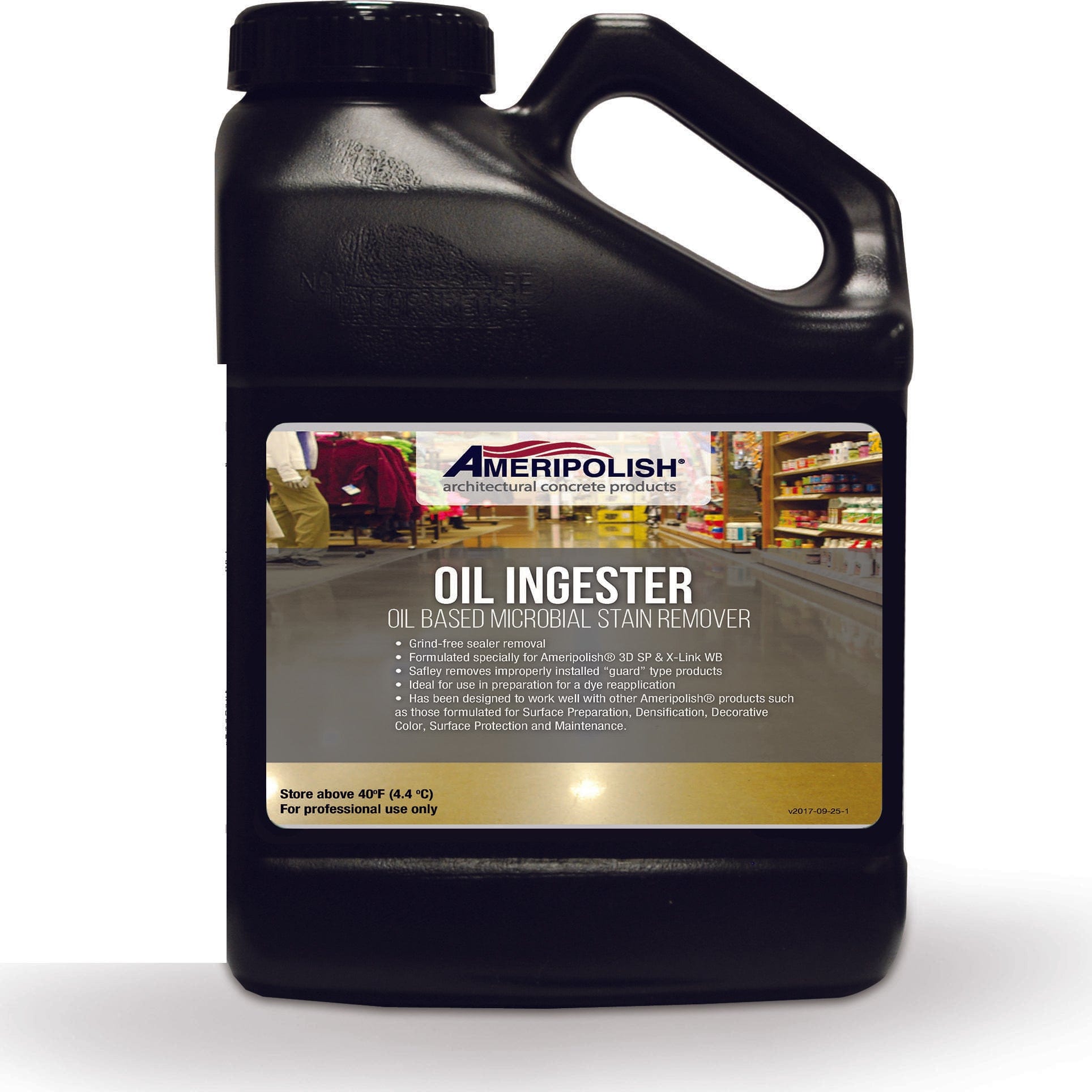 Oil Ingester Concrete Stain Remover - Xtreme Polishing Systems: concrete degreaser, cleaners degreasers, best concrete cleaners, and oil remover concrete. 