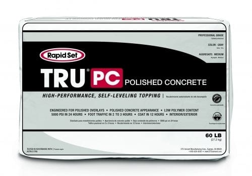 Rapid Set TRU PC Self-Leveling Topping - Xtreme Polishing Systems
