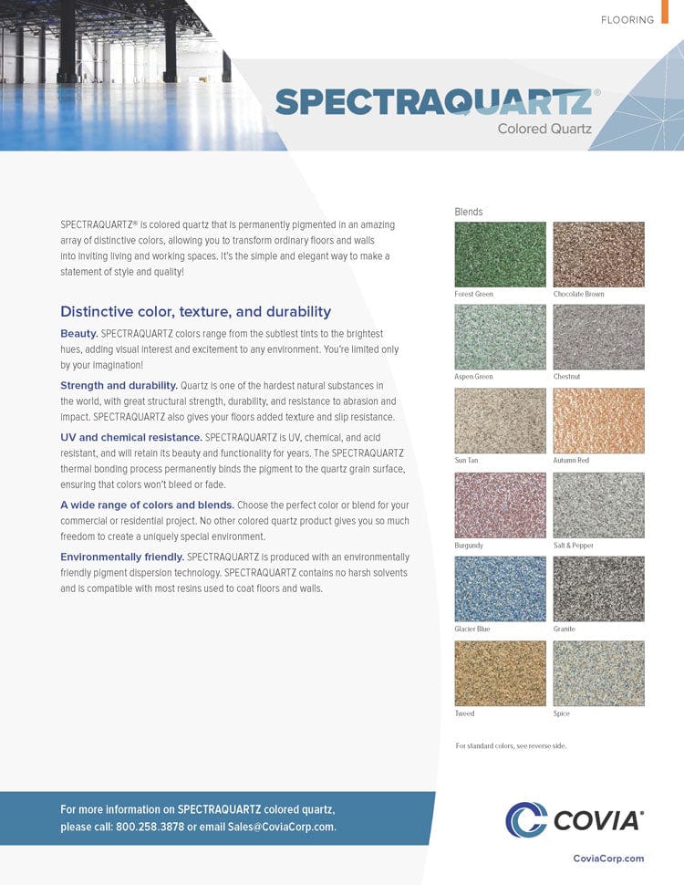 SPECTRAQUARTZ Colored Quartz - Xtreme Polishing Systems: epoxy garage floor with flakes.