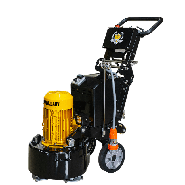 Wallaby Concrete Floor Grinder - Xtreme Polishing Systems. Full collection of concrete grinders and polishers, cement grinders, and concrete floor grinding materials.