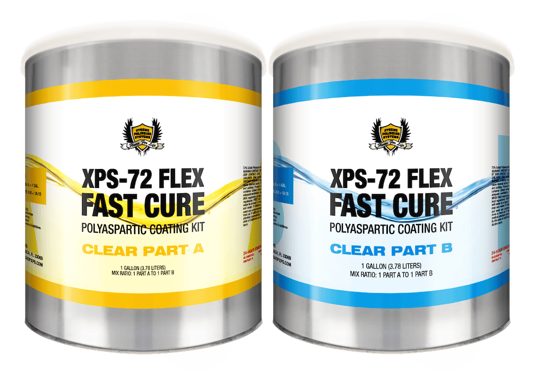 XPS-72 Flex Fast Cure Polyaspartic Coating - Xtreme Polishing Systems.