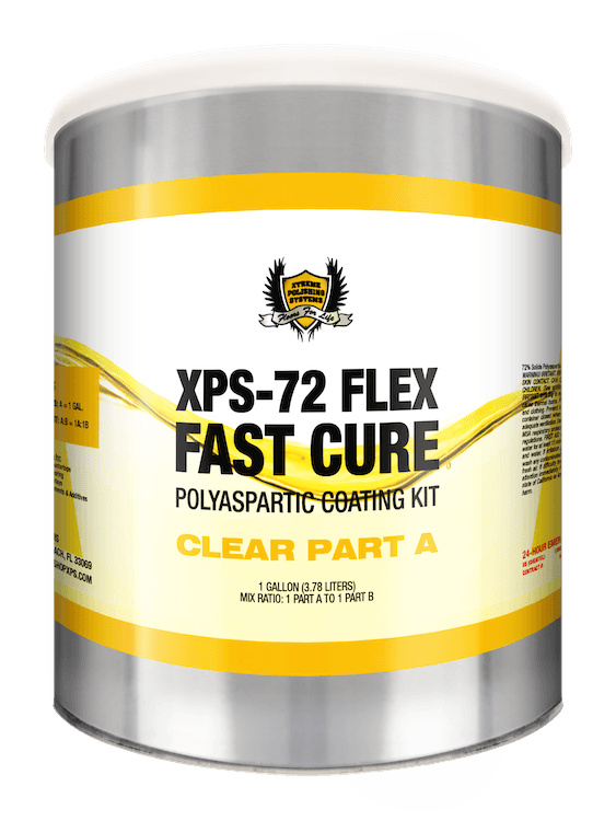 XPS-72 Flex Fast Cure Polyaspartic Coating - Xtreme Polishing Systems - polyurethane for floors, polyaspartic coatings, and urethane floor coatings.