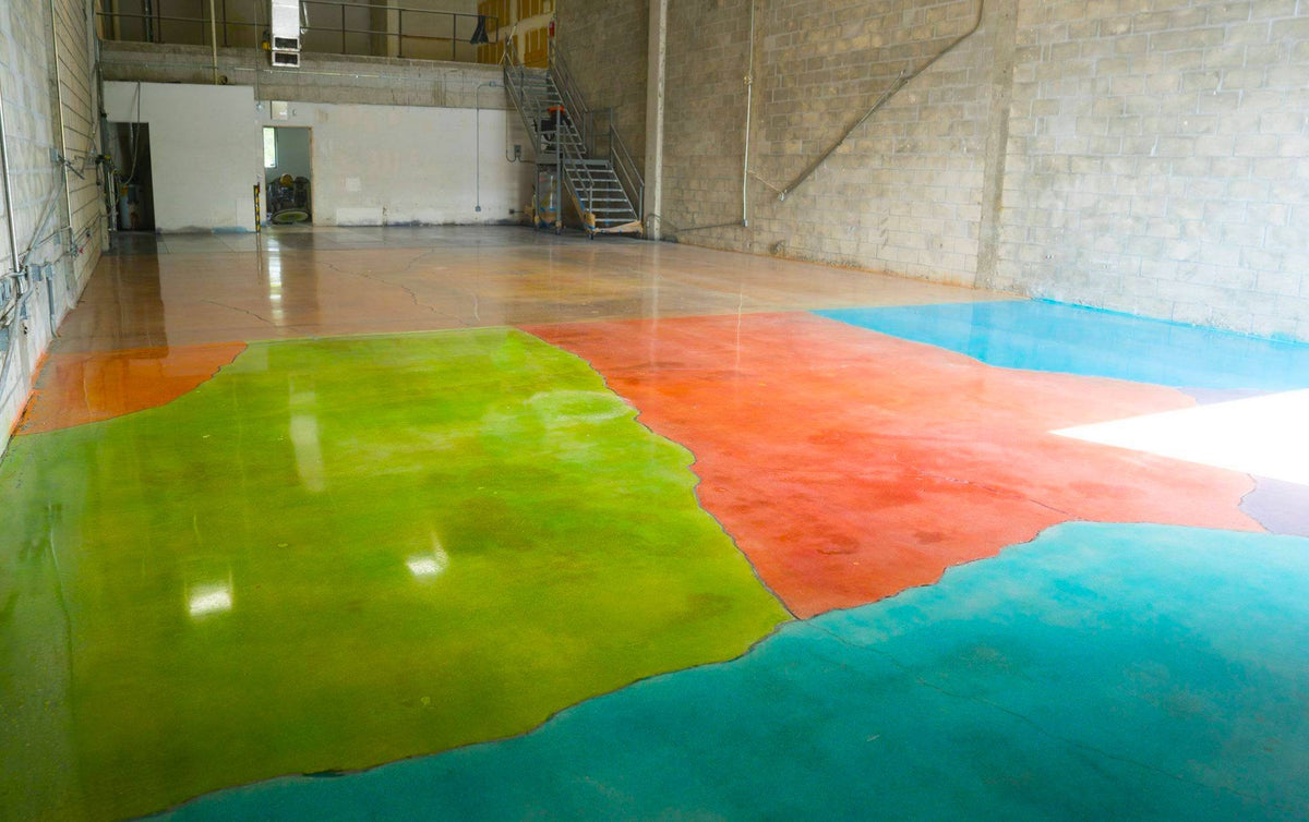 How to Stain Concrete Floors XPS Blog