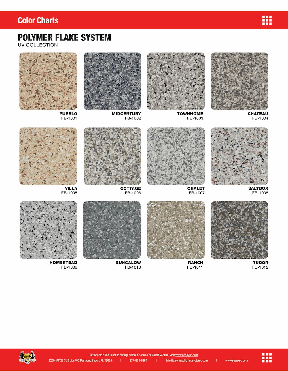 POLYMER FLAKE SYSTEM | Xtreme Polishing Systems. UV Collection.