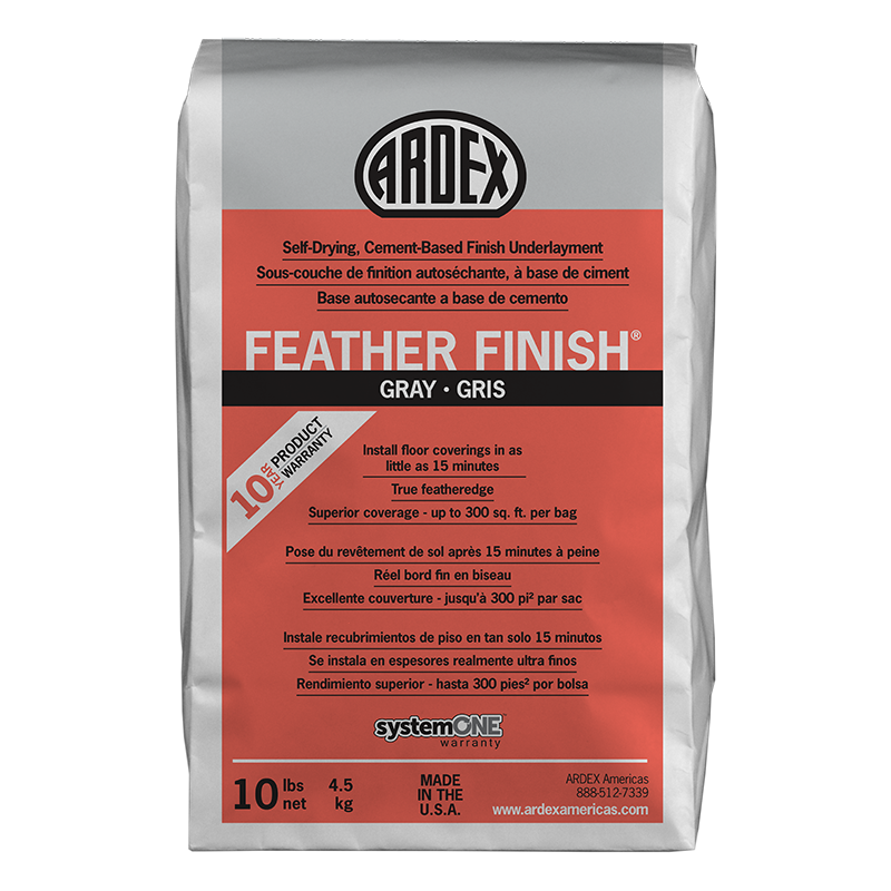 Self-Drying Cement-Based Finish Underlayment - Ardex Feather Finish® 10 LB