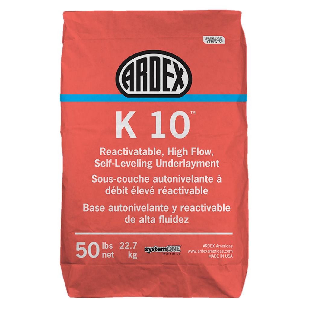 Reactivatable™ High-Flow Self-Leveling Underlayment - Ardex K 10™ 50LB