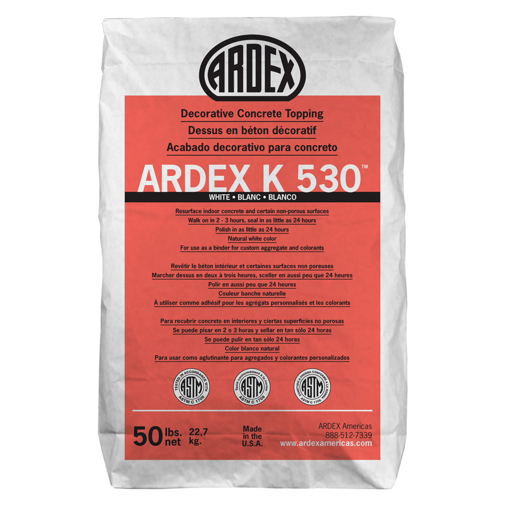 Decorative Concrete Topping - Ardex K 530™ 50LB