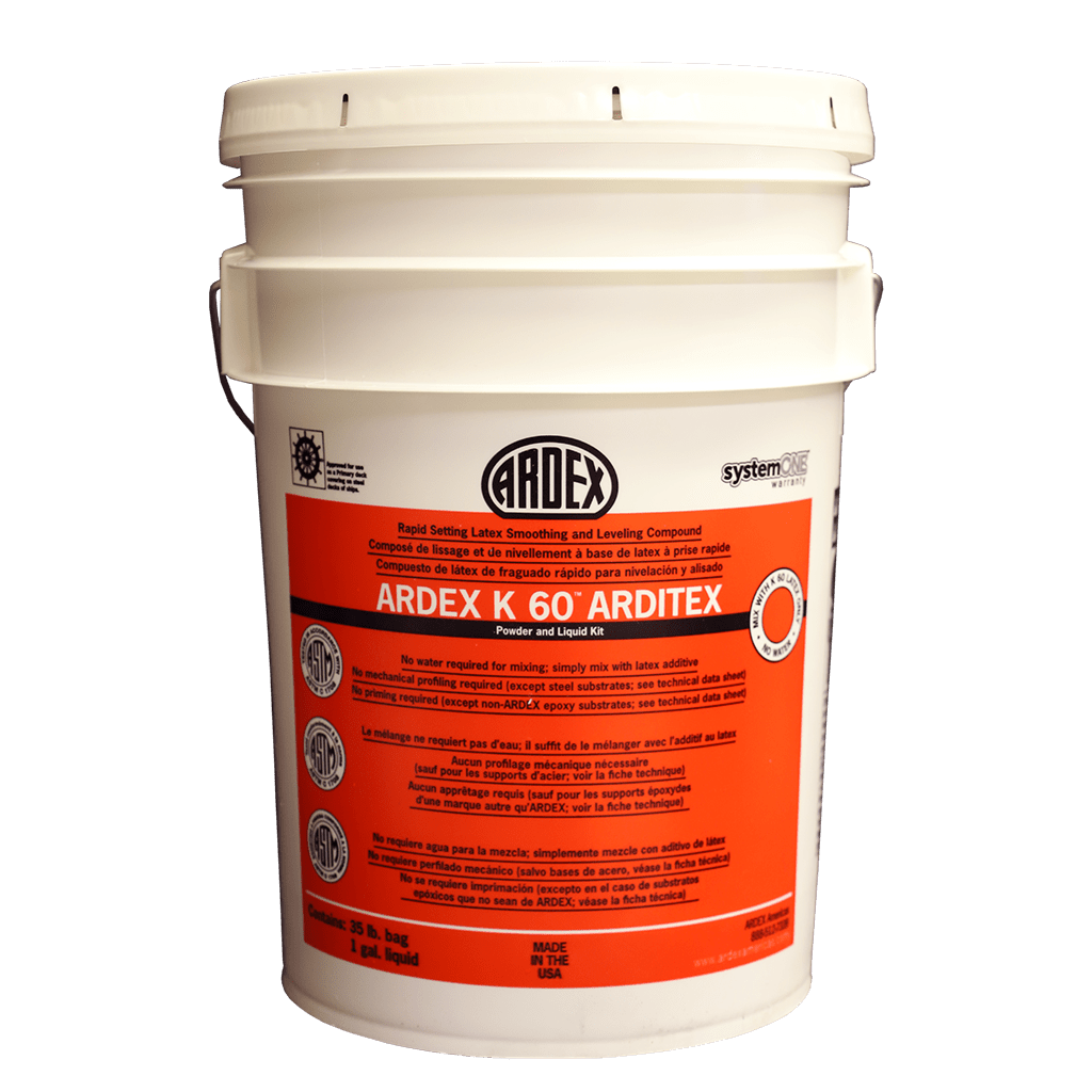 Rapid Setting Latex Smoothing and Leveling Compound - Ardex K 60™ ARDITEX