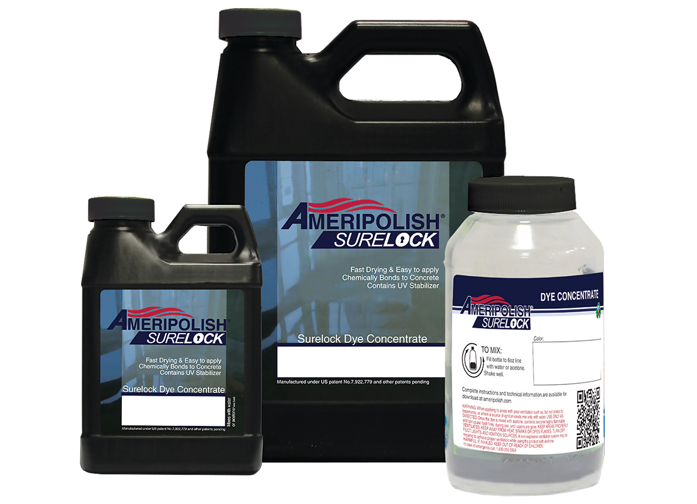 SureLock Concrete Dye - Xtreme Polishing Systems: concrete floor staining and stained concrete colors.