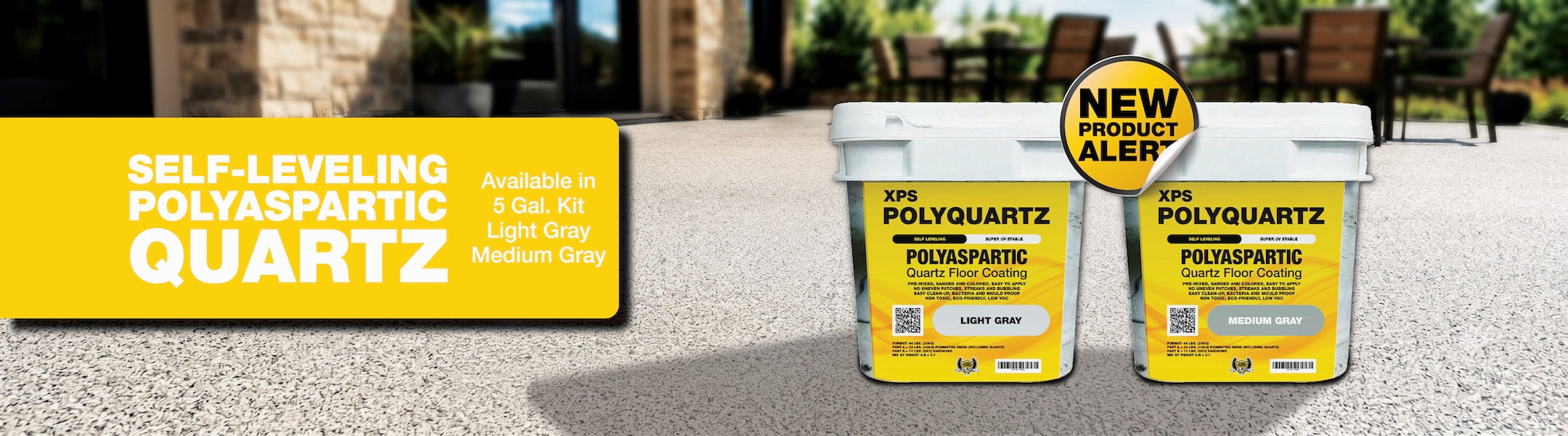 NEW! XPS POLYQUARTZ - Quartz Floor Coating.