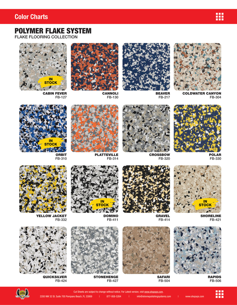 Resin Colors Chart | Premium Epoxy Pigments Selection | XPS
