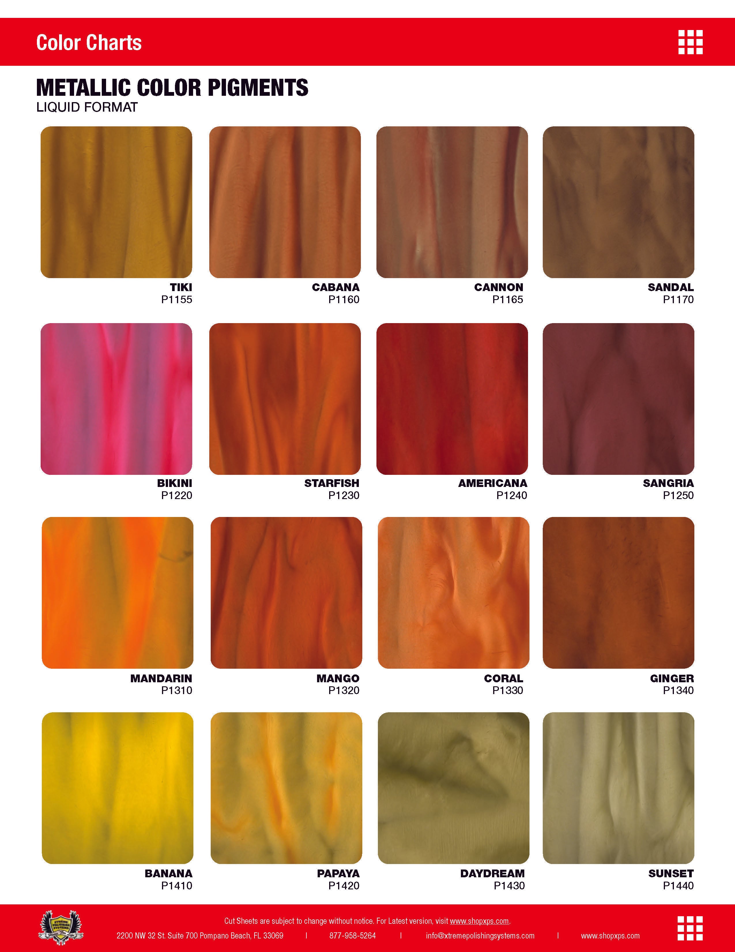 TORGINOL | Metallic Liquid Color Pigments | Xtreme Polishing Systems.
