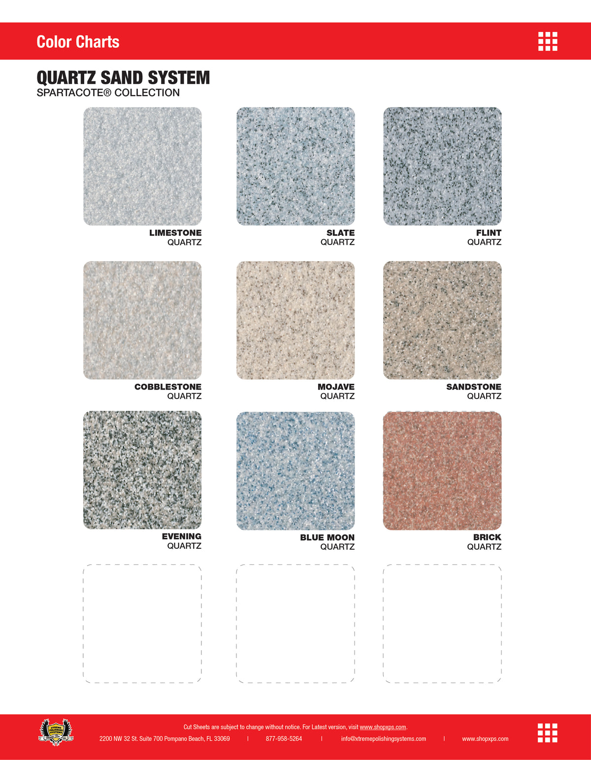 Quartz Sand System | Spartacote Collection 