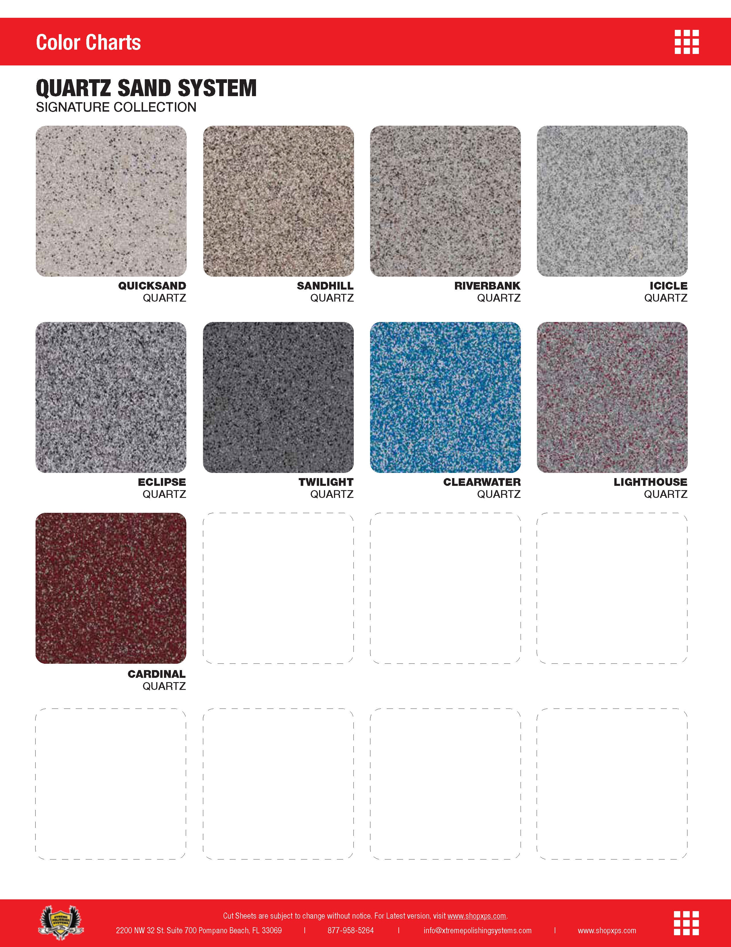 Quartz Sand System | Xtreme Polishing Systems: Quartz Epoxy Sand.